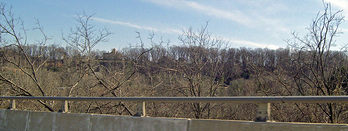 Photo of the Ridge Mansion from the Beltway